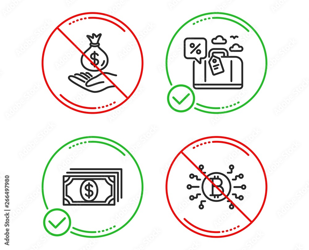Do or Stop. Payment, Travel loan and Income money icons simple set. Bitcoin system sign. Finance, Trip discount, Savings. Cryptocurrency scheme. Finance set. Line payment do icon. Prohibited ban stop Do or Stop. Payment, Travel loan and Income money icons simple set. Bitcoin system sign. Finance, Trip discount, Savings. Cryptocurrency scheme. Finance set. Line payment do icon. Prohibited ban stop
