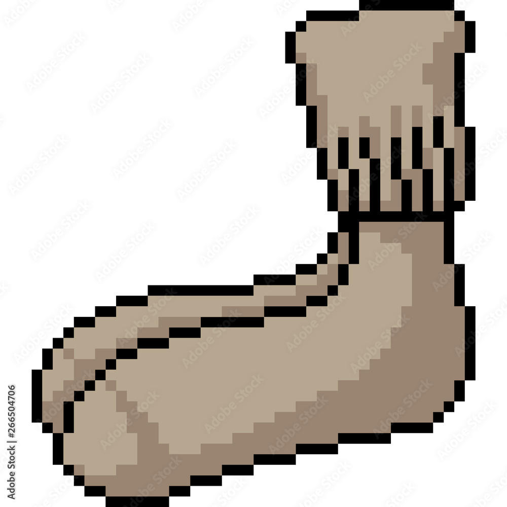 Fototapeta premium vector pixel art sock