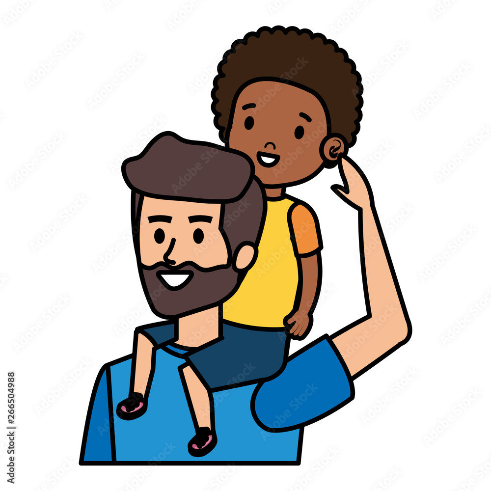 young father with afro son characters young father with afro son characters