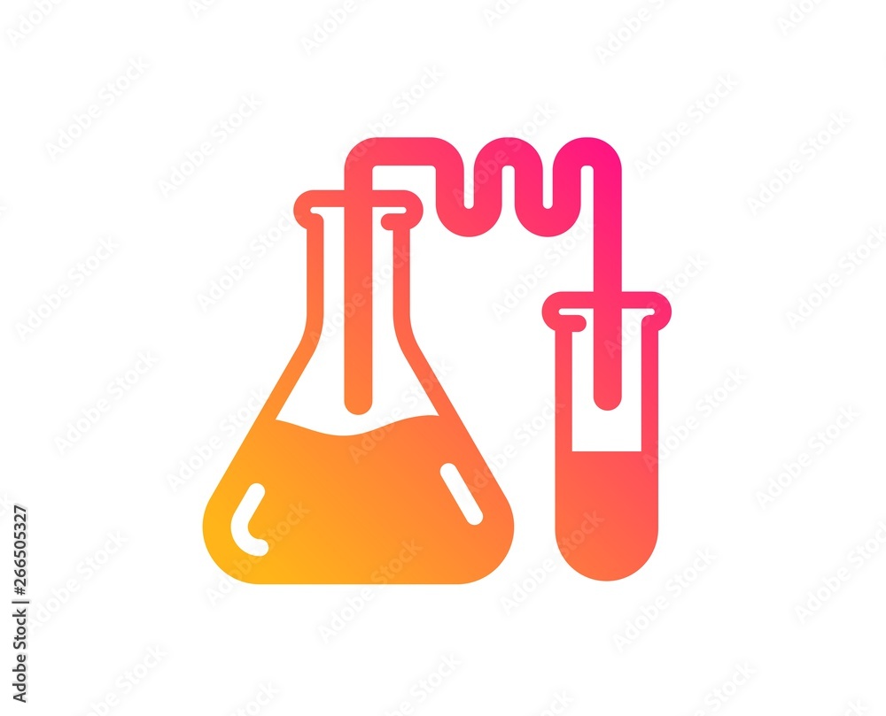 Medicine chemistry lab icon. Medical laboratory sign. Classic flat style. Gradient chemistry lab icon. Vector Medicine chemistry lab icon. Medical laboratory sign. Classic flat style. Gradient chemistry lab icon. Vector