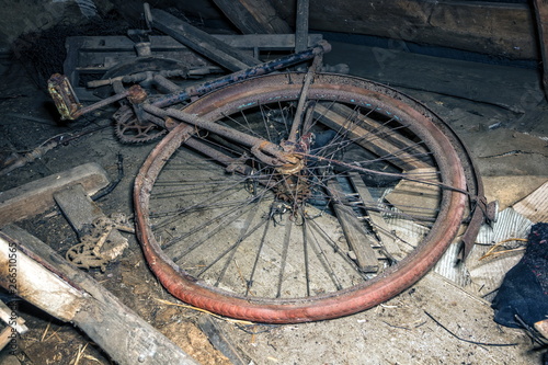 old rusty bicycle
