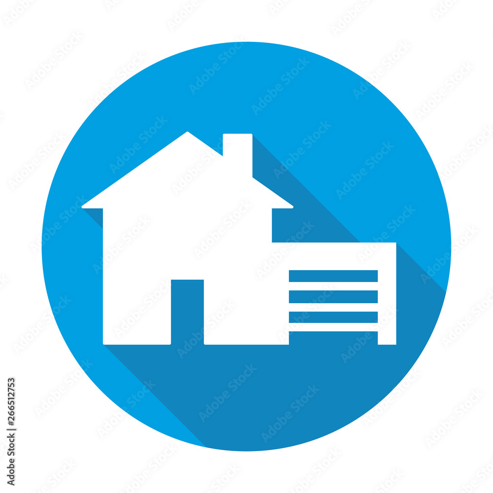House vector blue icon in modern flat style isolated. House can support is good for your web design. House vector blue icon in modern flat style isolated. House can support is good for your web design.