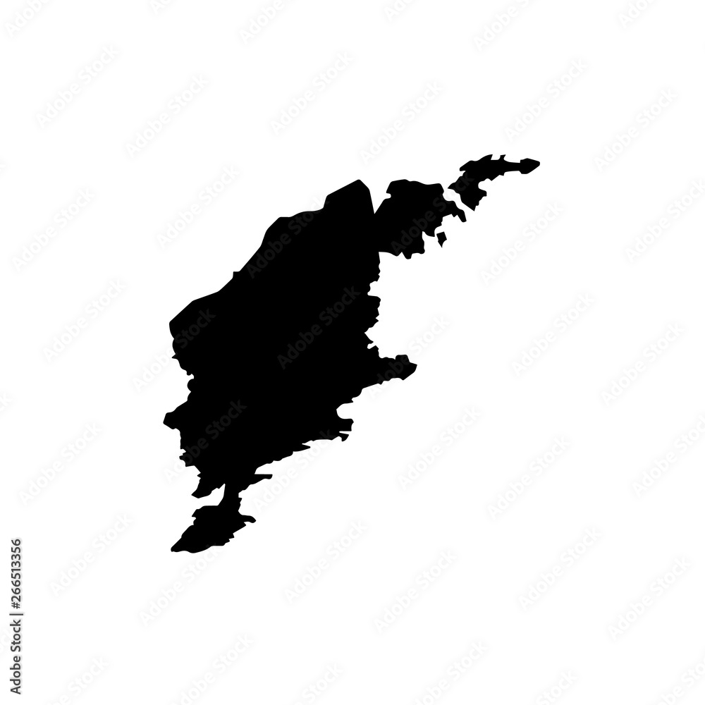 map of Gotland island. Vector illustration map of Gotland island. Vector illustration