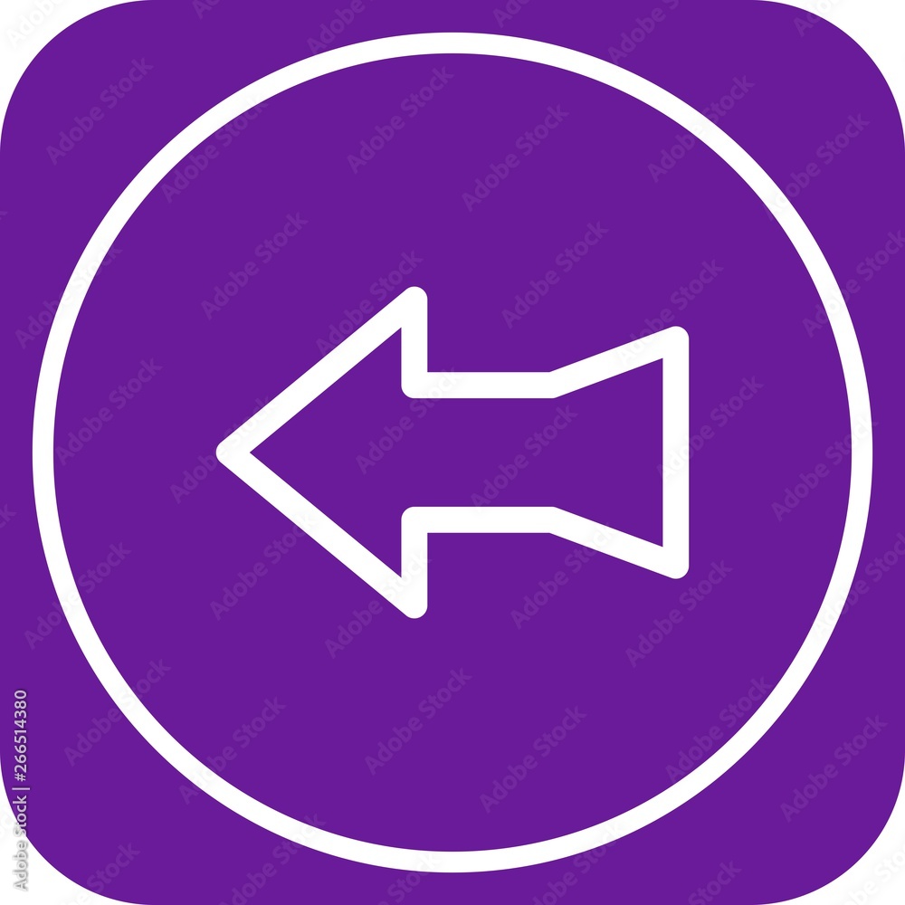 Left Direction Arrow Icon For Your Project