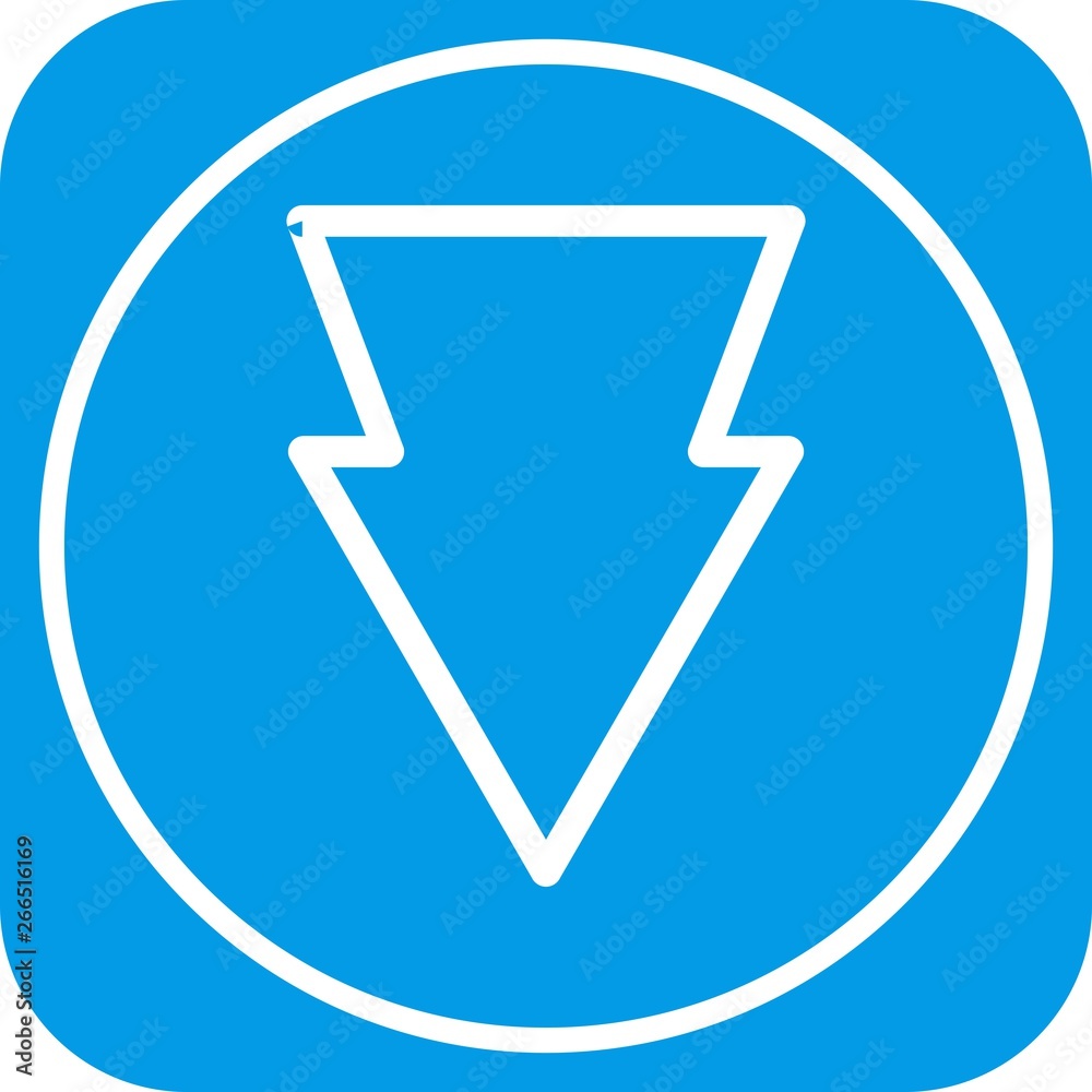 Down Direction Arrow Icon For Your Project Down Direction Arrow Icon For Your Project