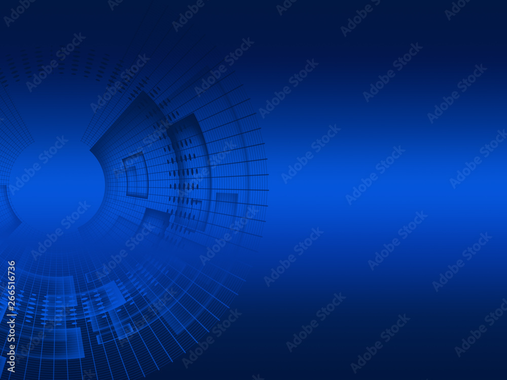 Abstract Blue Technology Background