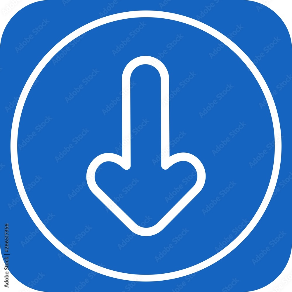 Down Direction Arrow Icon For Your Project Down Direction Arrow Icon For Your Project