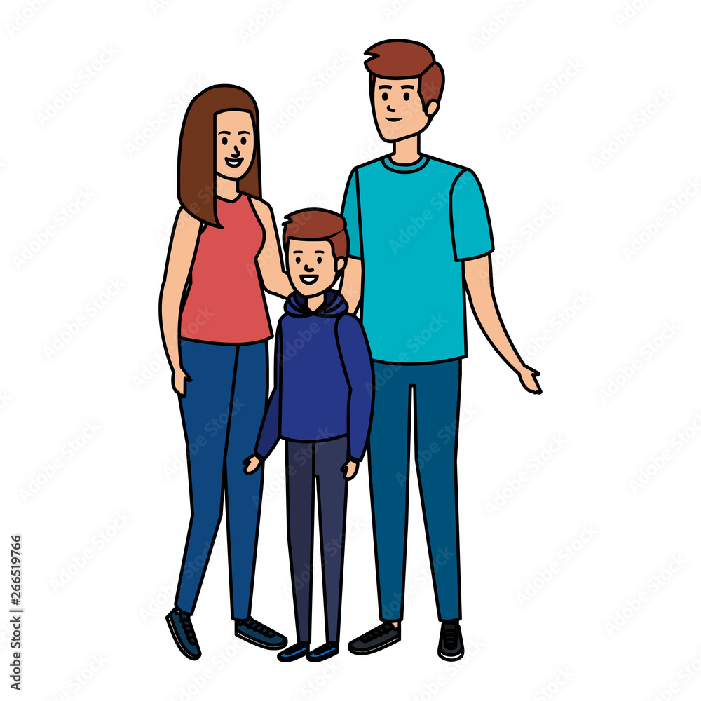 parents couple with son characters parents couple with son characters