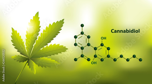 chemical formula of Marijuana CBD brain function