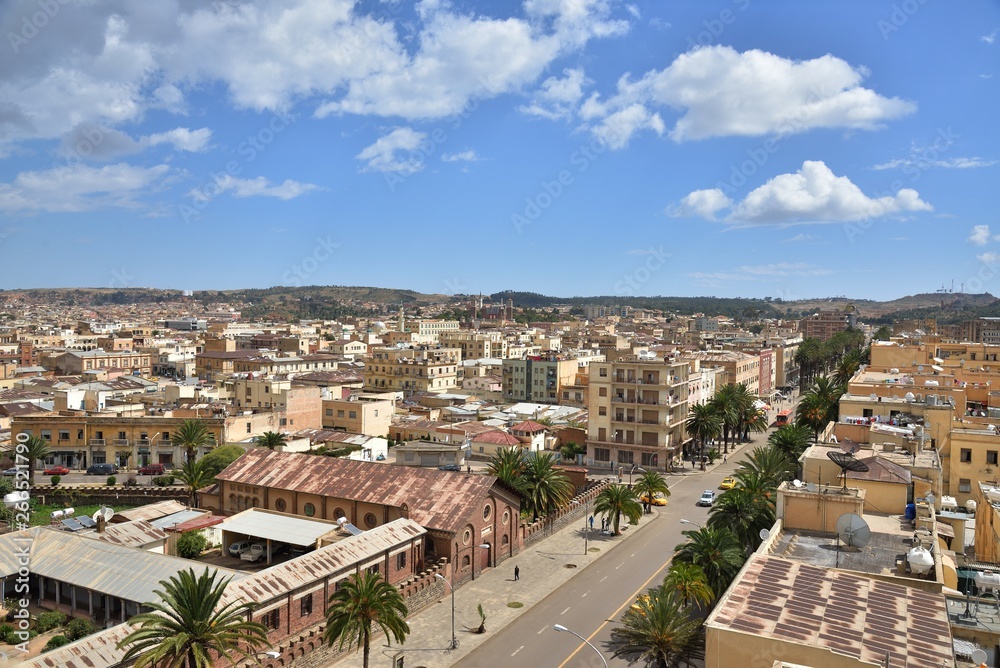 Blick auf Asmara 