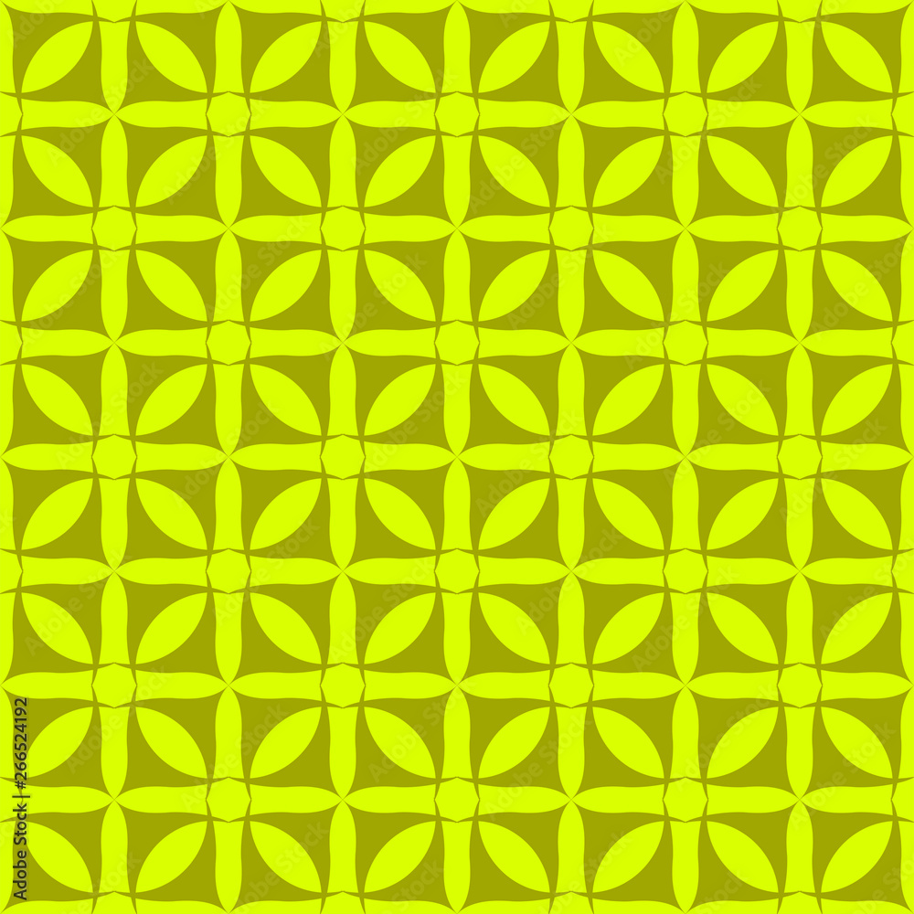 Dark yellow pattern on light yellow background. Seamless pattern. Abstract.