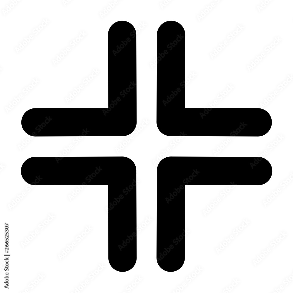 Obraz premium Complex Direction Arrow Icon For Your Project