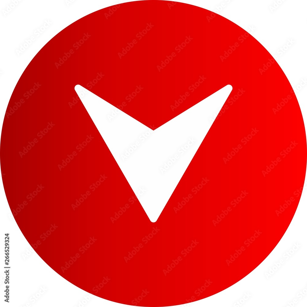 Down Direction Arrow Icon For Your Project Down Direction Arrow Icon For Your Project