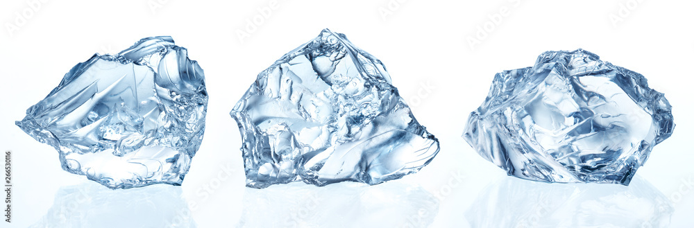 Crushed ice isolated Stock Photo | Adobe Stock