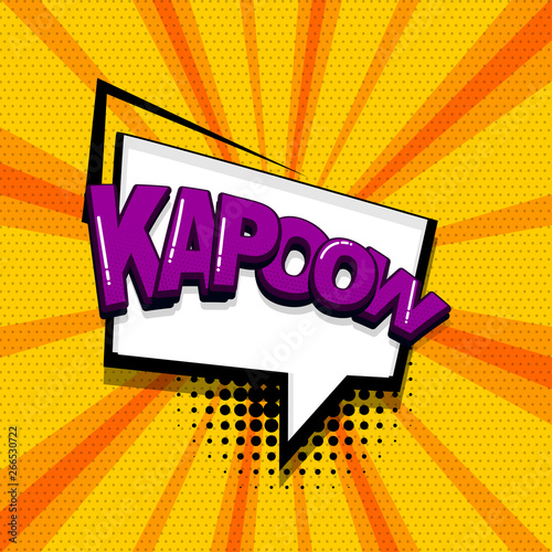 Pop art comic text