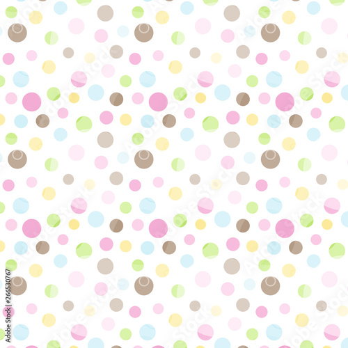 Colorful geometric circle pattern. Colorful texture pattern and background suitable for paper printing and textile printing.