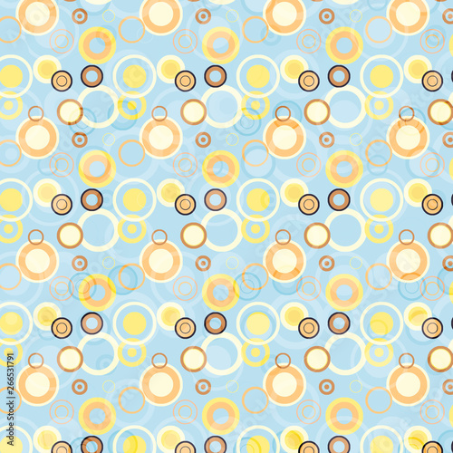 Colorful geometric circle pattern. Colorful texture pattern and background suitable for paper printing and textile printing.