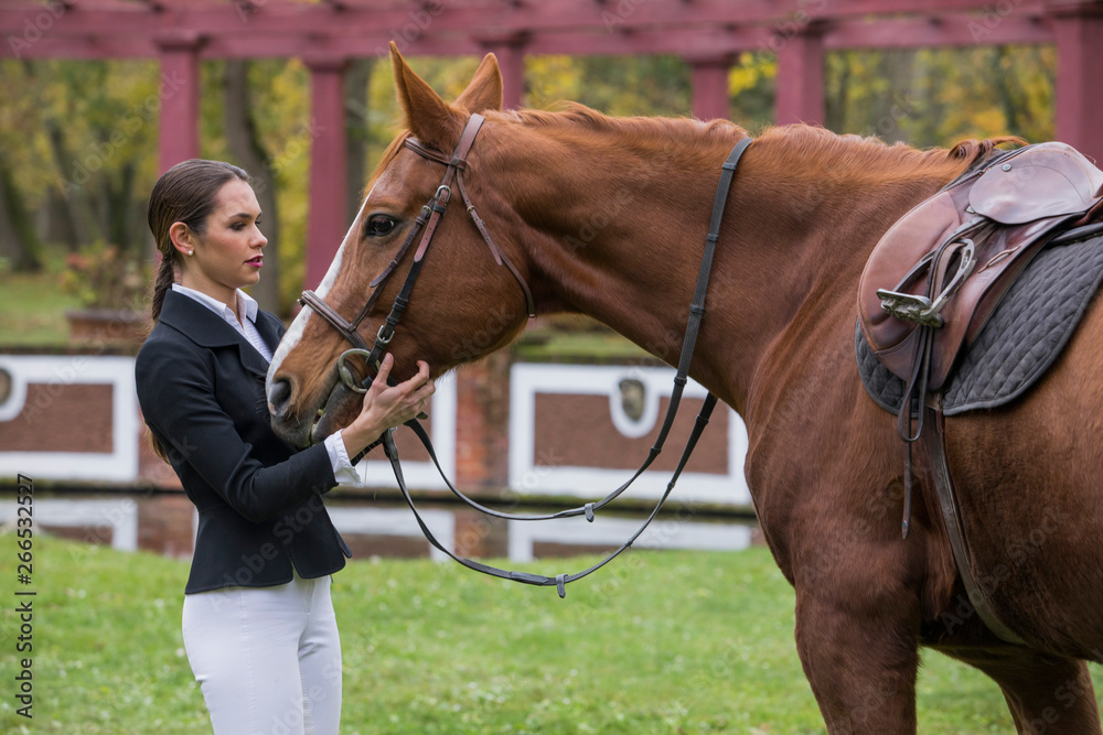 Riding a horse Riding a horse