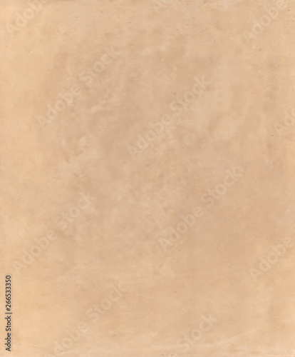 Texture de patine beige avec la technique du tadelakt , gros plan, stuc beige, enduit de chaux lissé