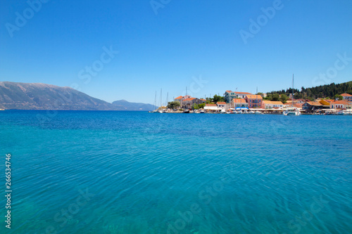 Greek Town with Sea in Foreground