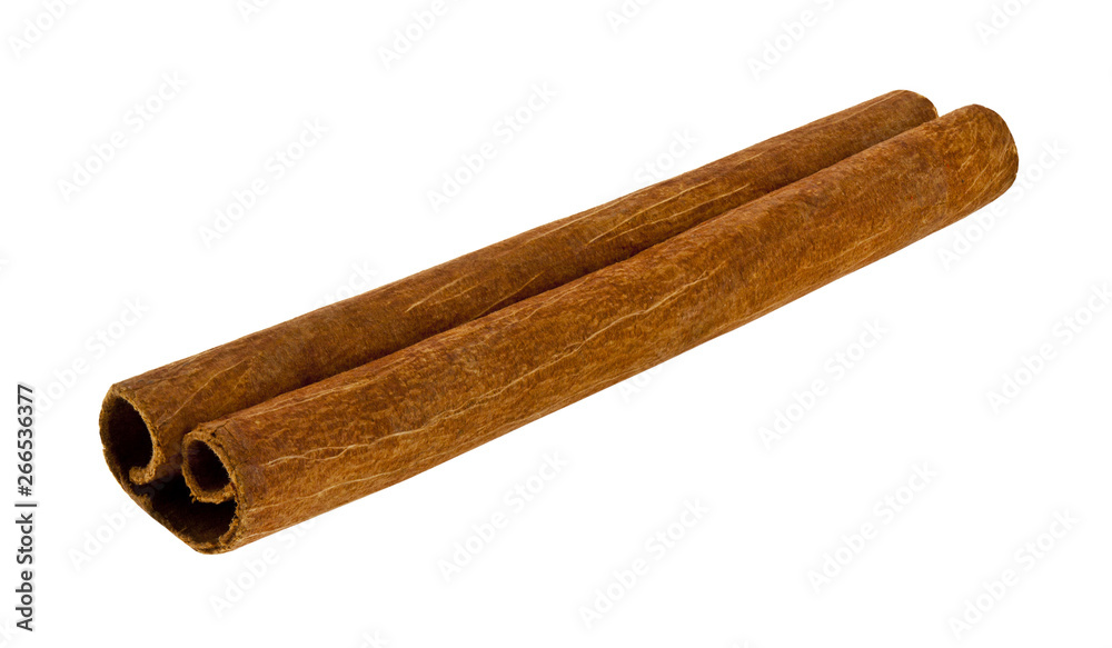 Cinnamon stick isolated on white background. Cinnamon stick isolated on white background.