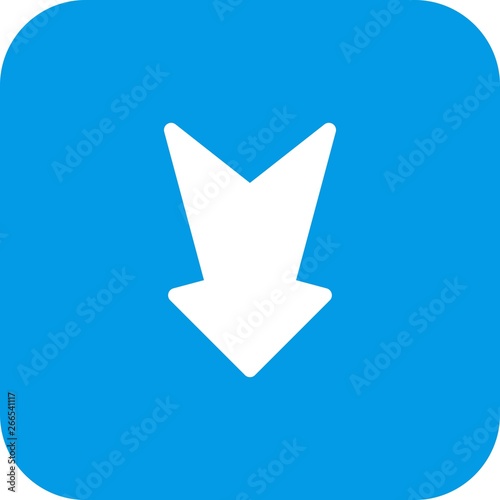 Free Download Down Direction Arrow Icon For Your Project - GFXLoad