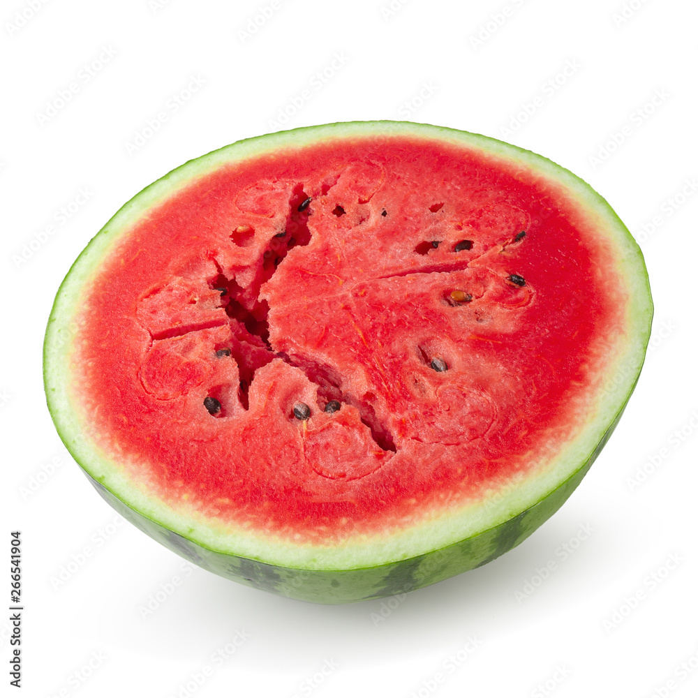 Sliced of watermelon isolated over white background. Sliced of watermelon isolated over white background.