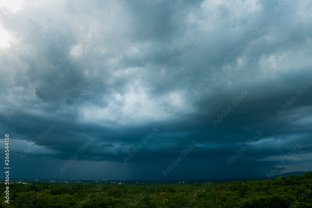 thunder storm sky Rain clouds . thunder storm sky Rain clouds .
