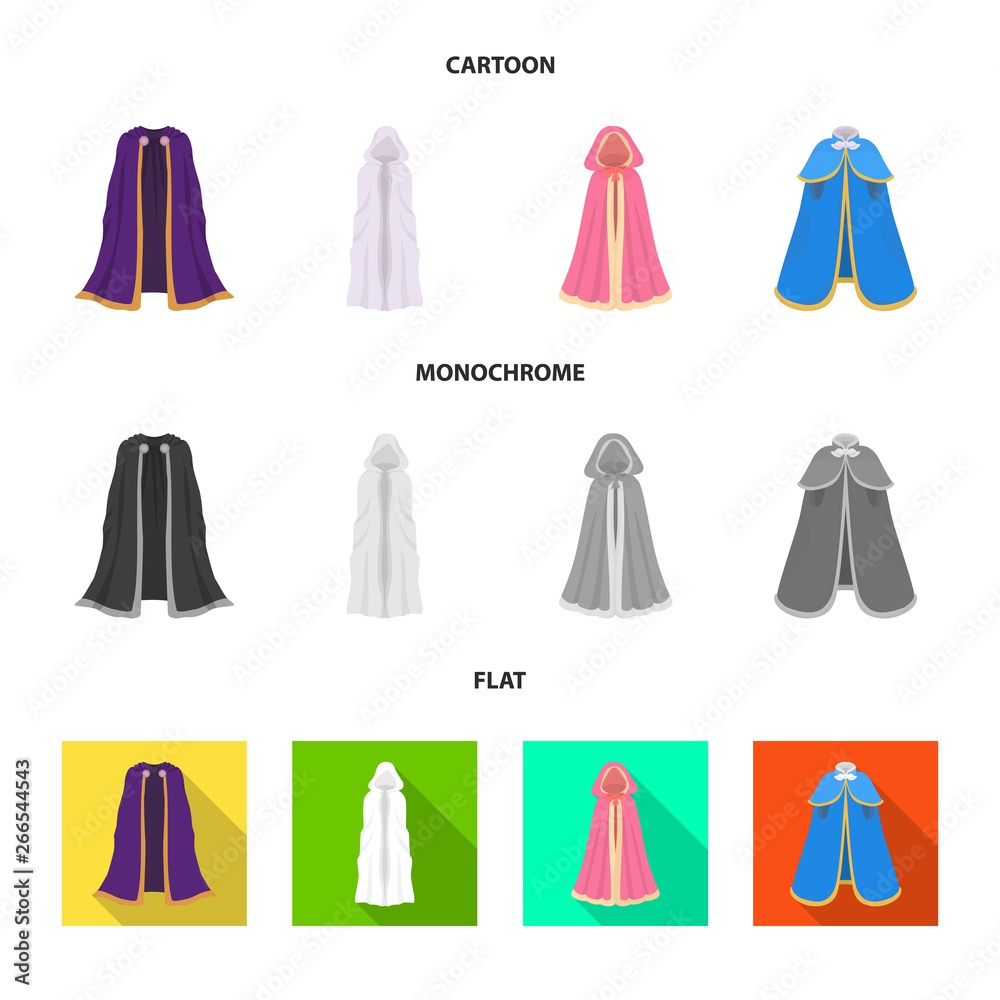 Vector illustration of material and clothing symbol. Collection of material and garment vector icon for stock. Vector illustration of material and clothing symbol. Collection of material and garment vector icon for stock.