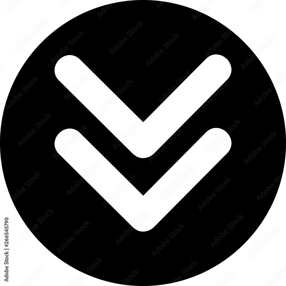 Down Direction Arrow Icon For Your Project Down Direction Arrow Icon For Your Project