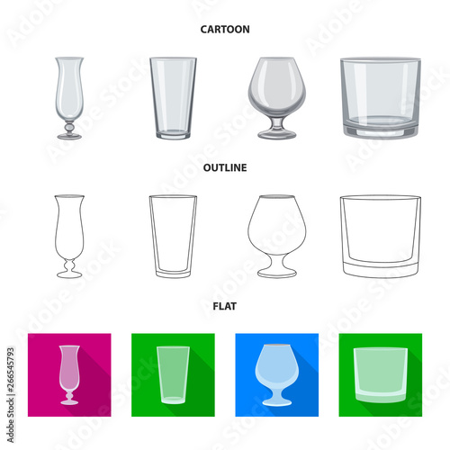 Isolated object of form and celebration icon. Set of form and volume stock vector illustration.