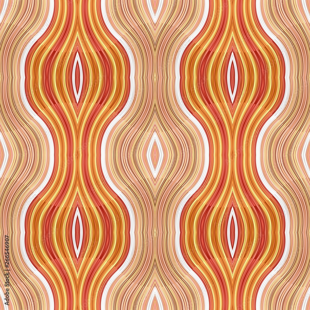 modern curvy antique dark salmon, antique white and khaki color background. seamless pattern can be used for fabric, texture, decorative or wallpaper design modern curvy antique dark salmon, antique white and khaki color background. seamless pattern can be used for fabric, texture, decorative or wallpaper design