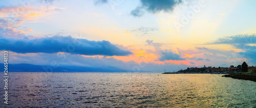 Scenic seascape panorama