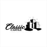 classic castle exclusive logo design inspiration