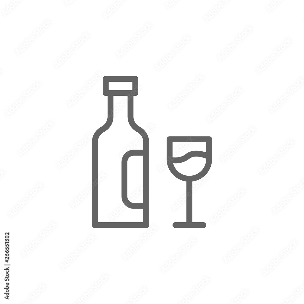 Wine, Italy icon. Element of Italy icon. Thin line icon for website design and development, app development. Premium icon Wine, Italy icon. Element of Italy icon. Thin line icon for website design and development, app development. Premium icon