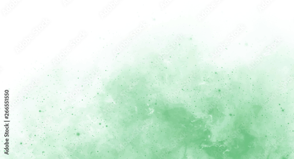 Abstract green watercolor background for your design, watercolor ...