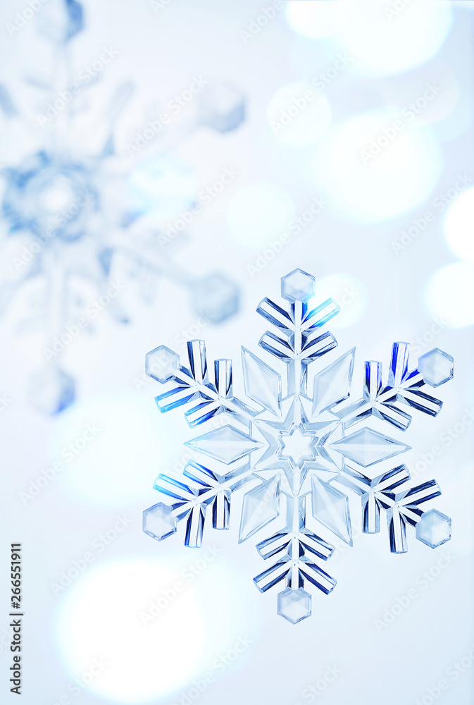Transparent and clean snowflakes. Transparent and clean snowflakes.
