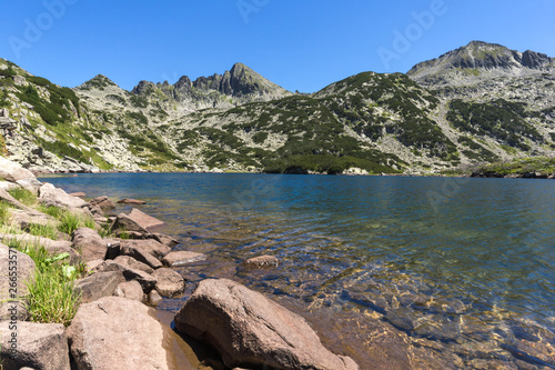 Amazing Landscape with  Valyavishko Lake  Pirin Mountain  Bulgaria