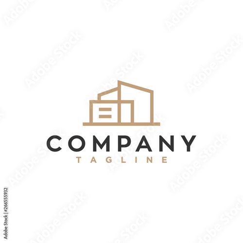 simple real estate logo design
