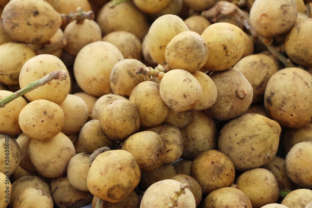 longkong fruit is delicious at street food longkong fruit is delicious at street food