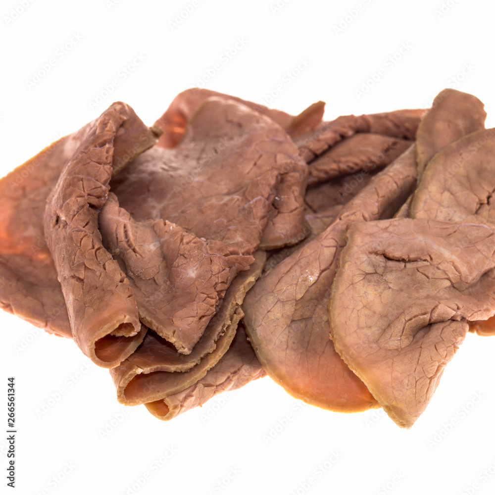 Slices of Freshly Cooked Roast Beef Slices of Freshly Cooked Roast Beef