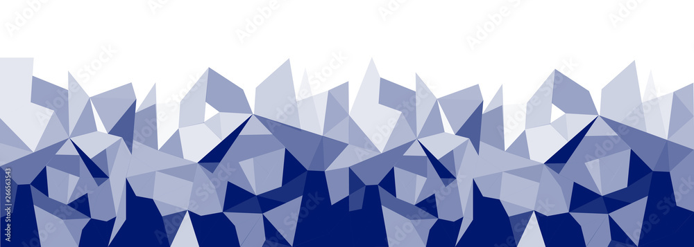 Fototapeta Geometric pattern, vector background graphic, blue accent