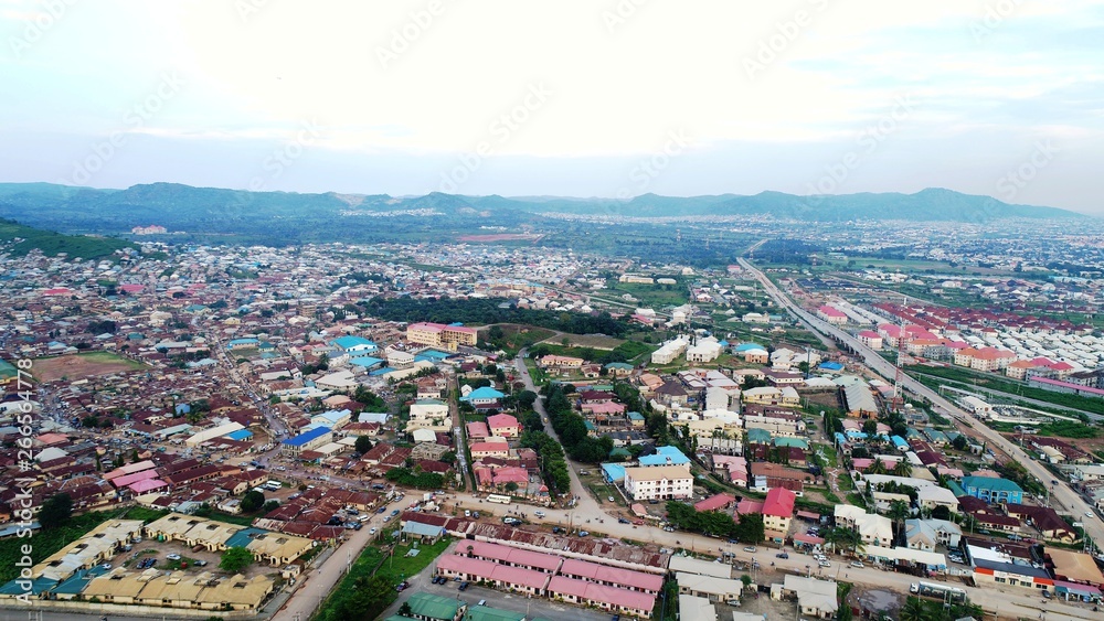 Typical Satelite Town in Abuja Nigeria