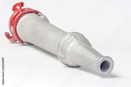 nozzle for fire hose. on a white background. no insulation. photo