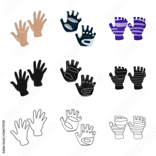 Vector design of silhouette and safety icon. Set of silhouette and comfort vector icon for stock.
