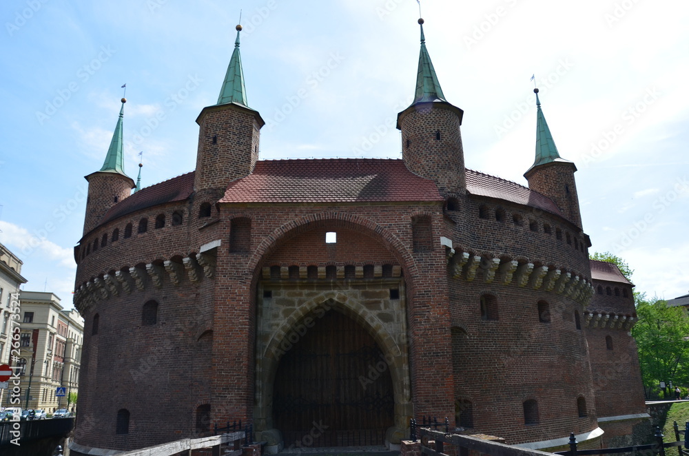 Fototapeta premium Paisajes urbanos de Cracovia