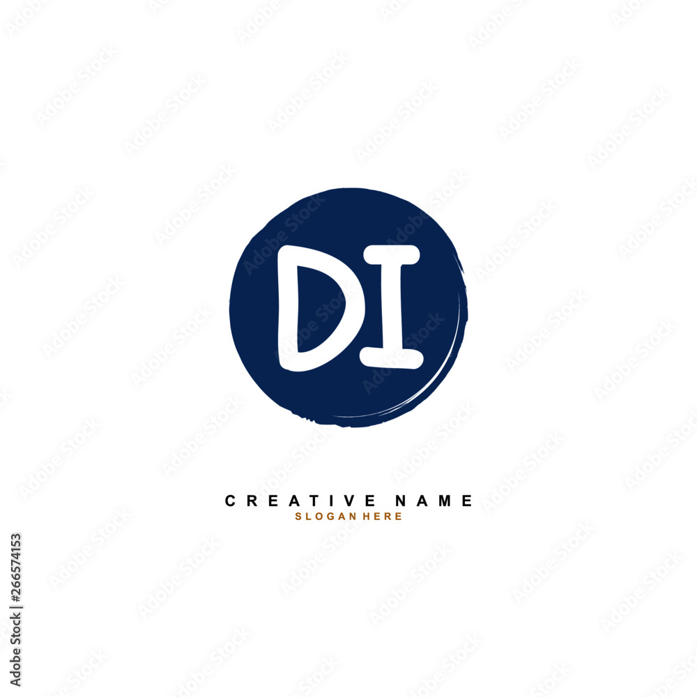 D I DI Initial logo template vector. Letter logo concept D I DI Initial logo template vector. Letter logo concept