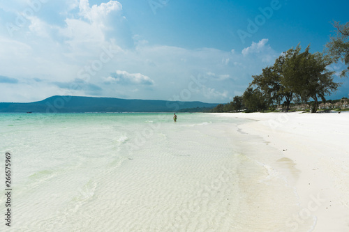Beautiful Beach at Koh Rong Island, Cambodia © Marcel