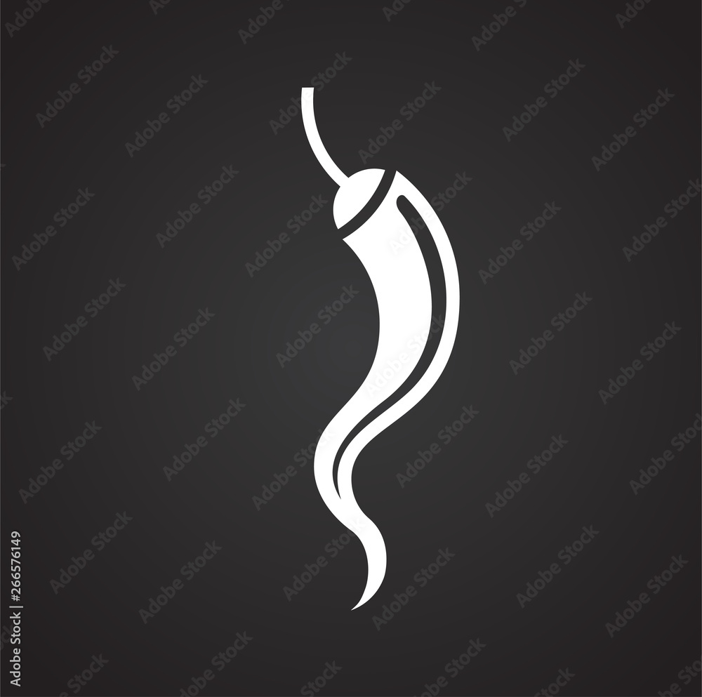 Red Hot pepper icon on background for graphic and web design. Simple vector sign. Internet concept symbol for website button or mobile app. Red Hot pepper icon on background for graphic and web design. Simple vector sign. Internet concept symbol for website button or mobile app.