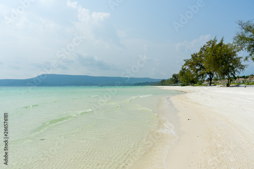 Fototapeta Naklejka Na Ścianę i Meble -  Beautiful Beach at Koh Rong Island, Cambodia